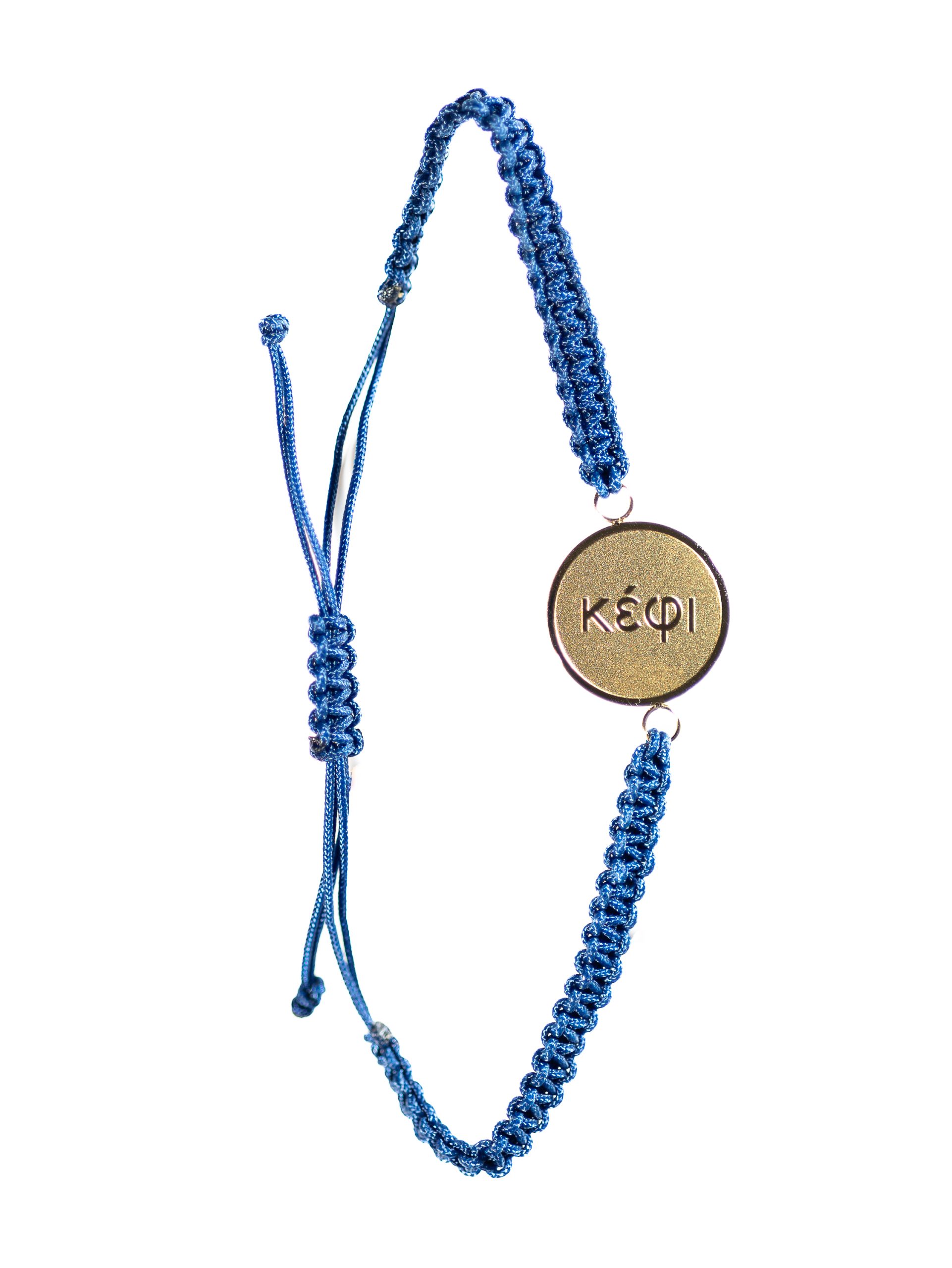 Kefi Bracelet with blue rope